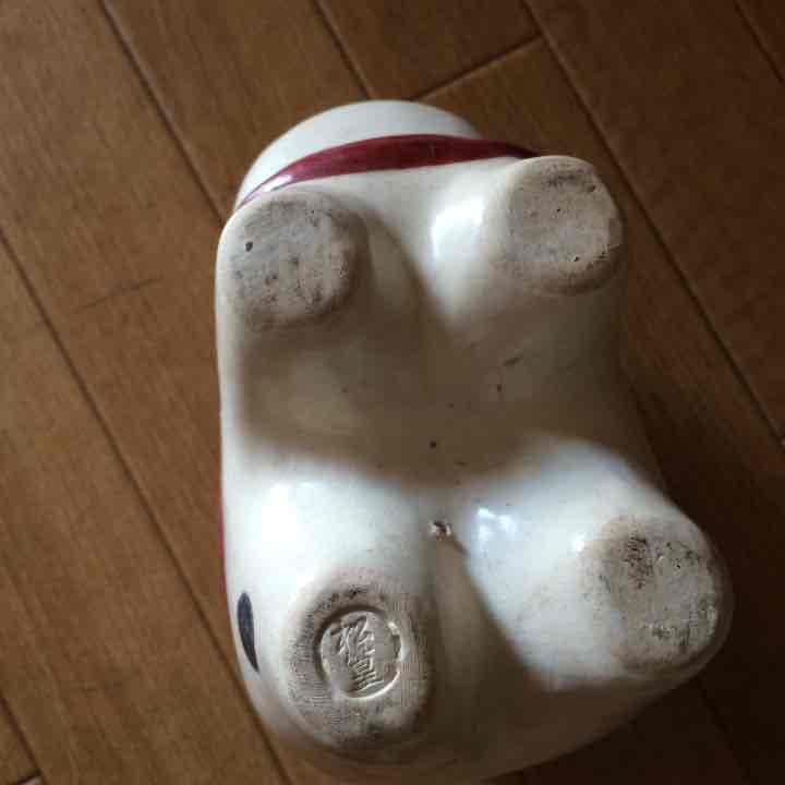 アンティーク猫の置物