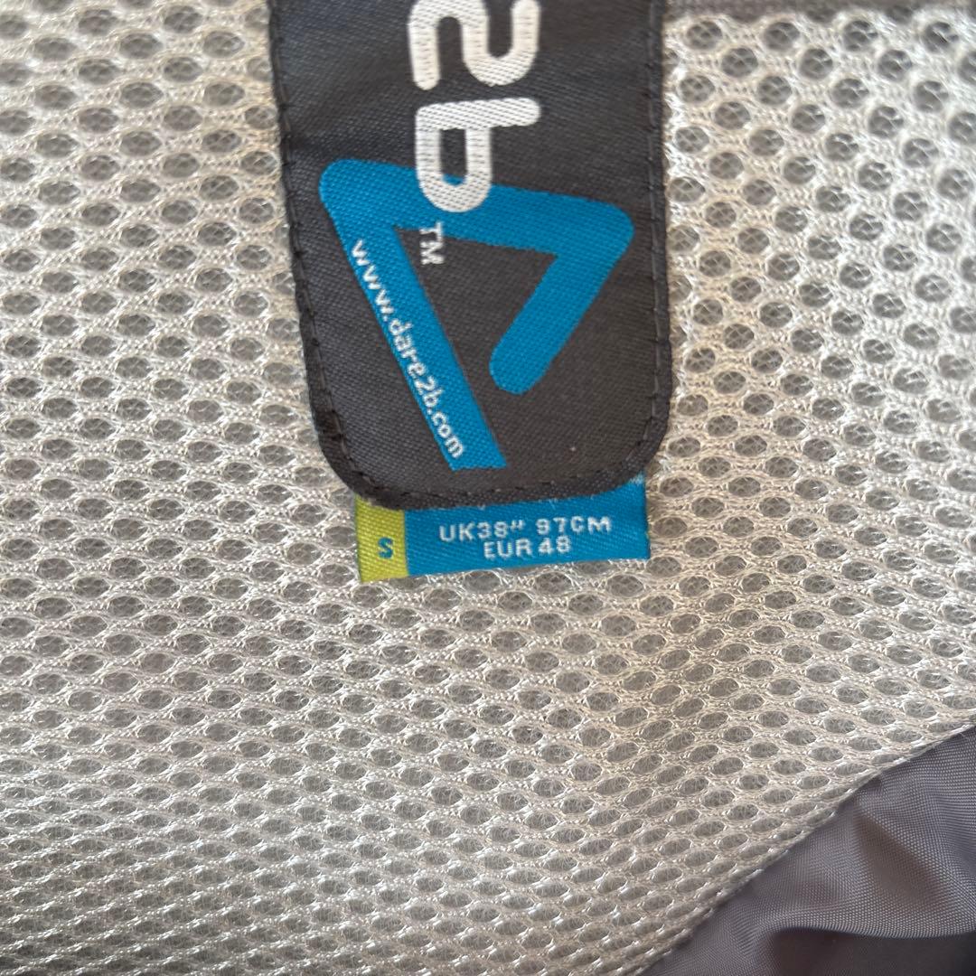 スキーウェア上下　メンズ 黒/黄 フード付き