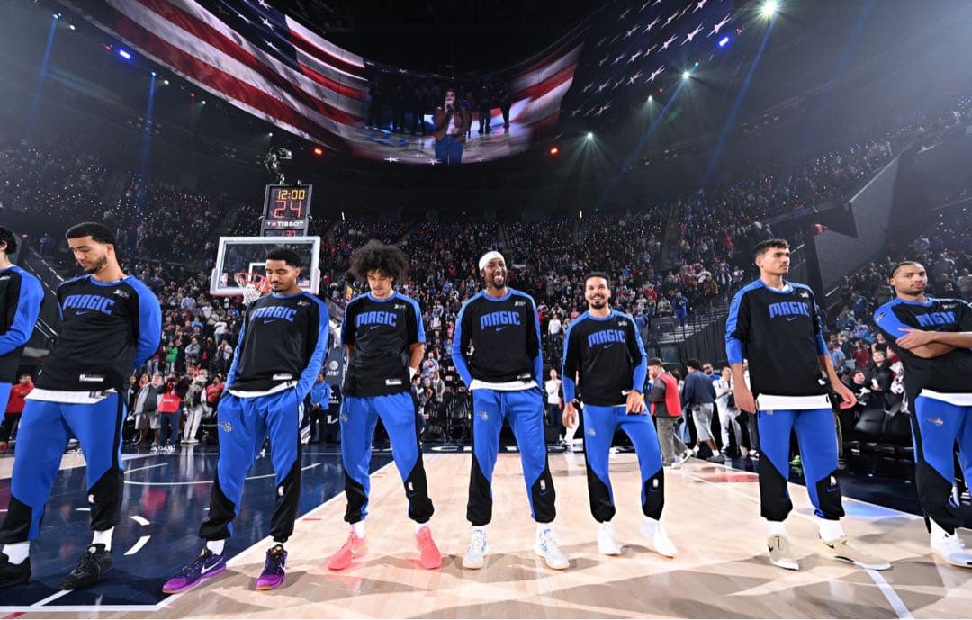 ナイキマジック選手支給品ワームアップブレイクパンツ NBA25シーズンMサイズ