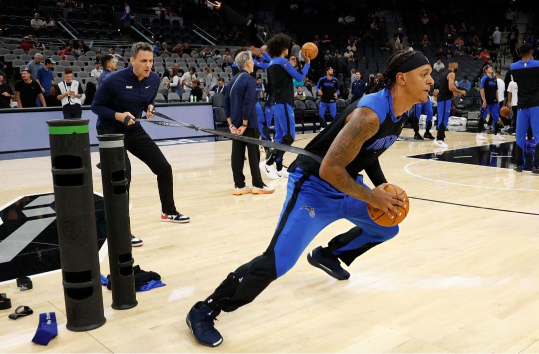 ナイキマジック選手支給品ワームアップブレイクパンツ NBA25シーズンMサイズ