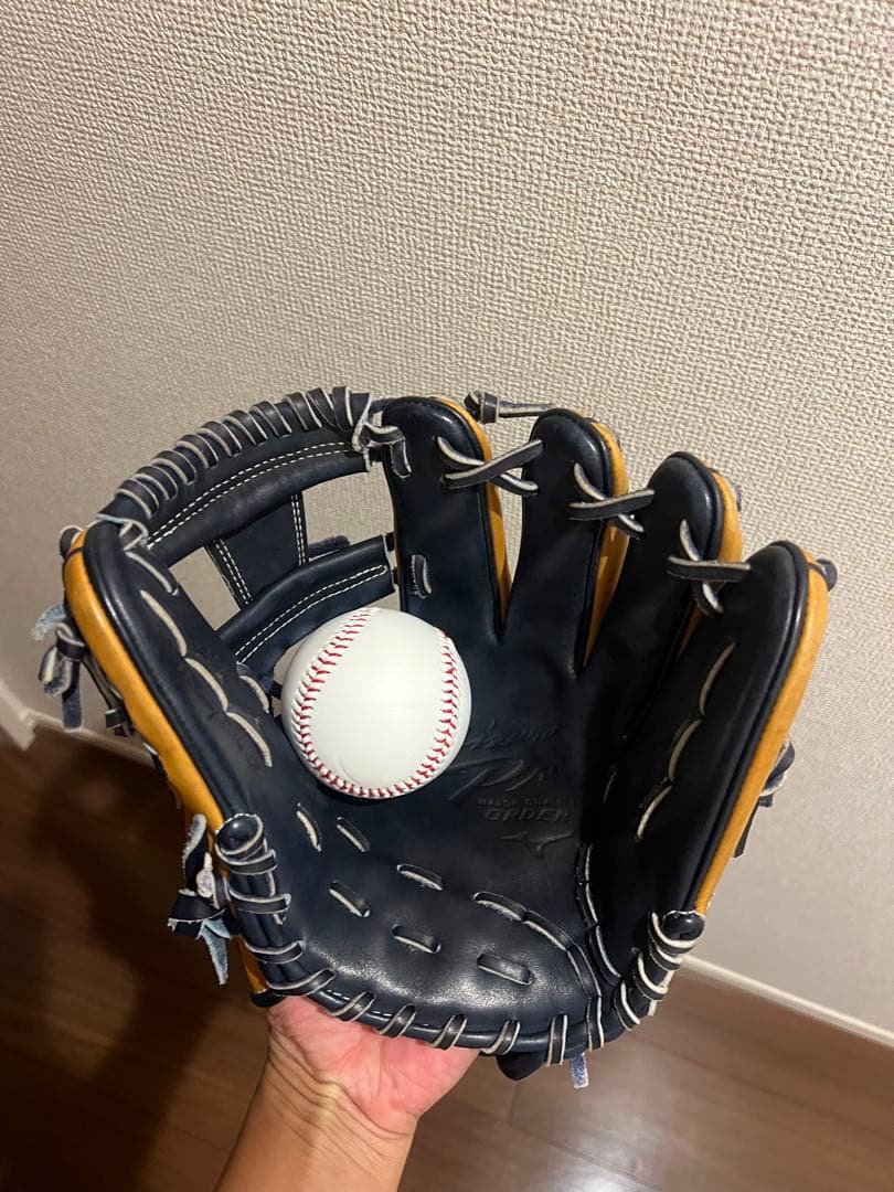 マ*ン様 ミズノプロ オーダー 軟式 内野 野球 グローブ 限定品