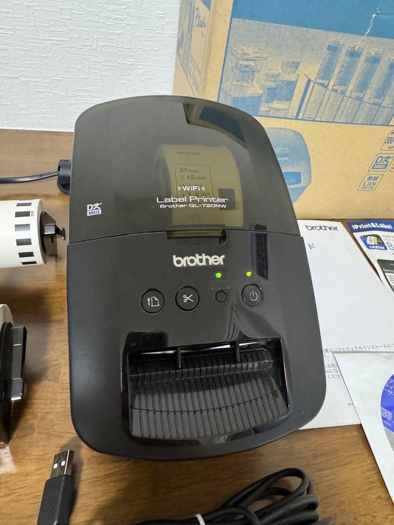 中古Brotherブラザー QL-720NW工業 感熱ラベルプリンター