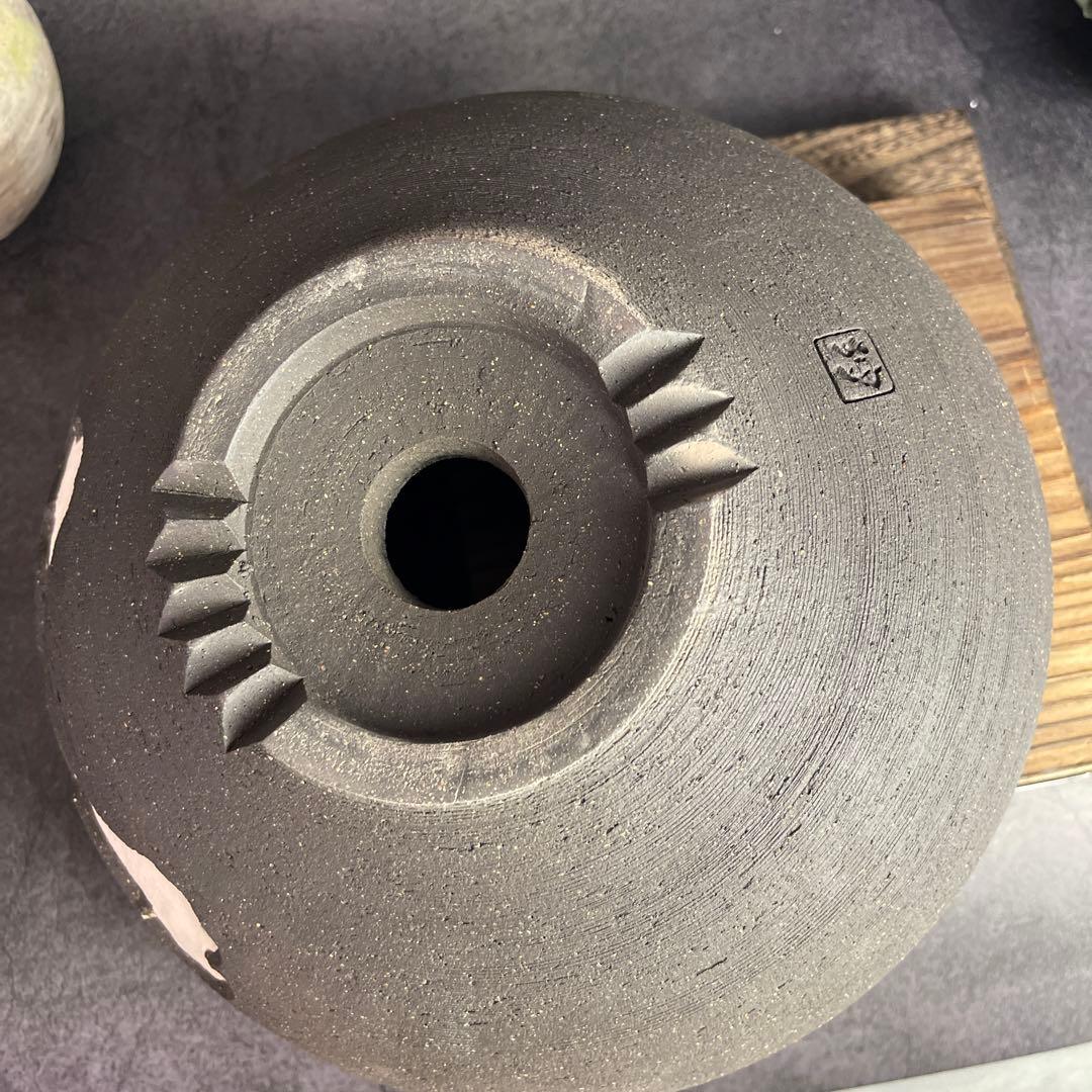 MAX サイズ　狩人 PLANT HUNTER オリジナル作品　植木鉢 陶器