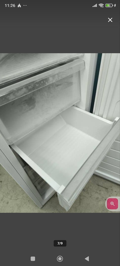 2022年製　アイリス142L冷凍庫 /自動霜取り 前開き　KUSN-14A