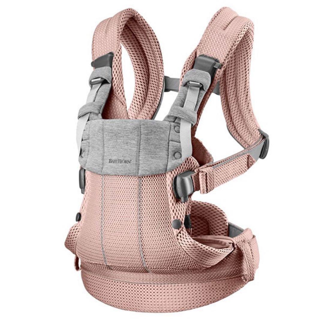 美品 BabyBjorn ベビービョルン ベビーキャリア ハーモニー ピンク