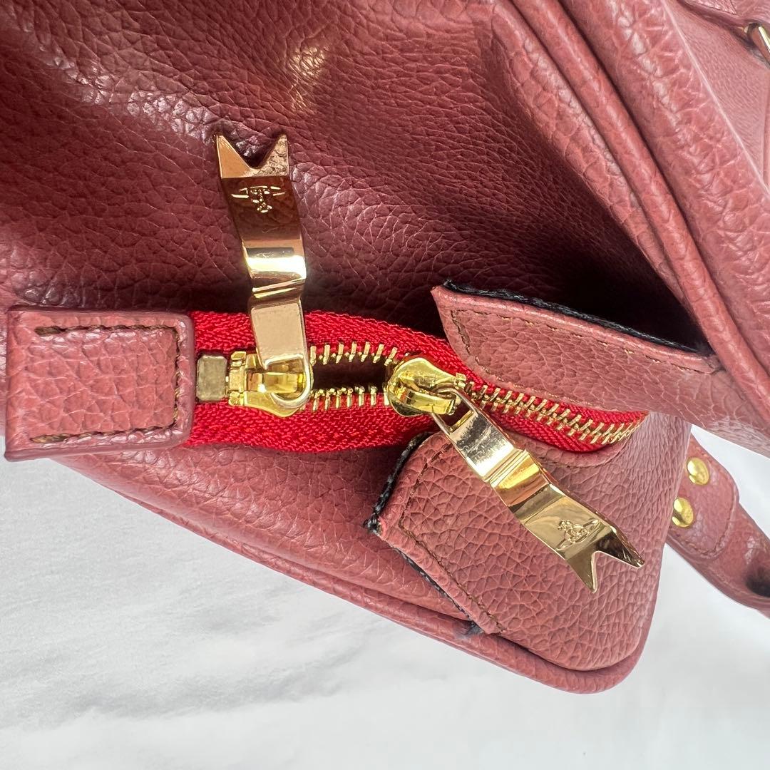 バッグ Vivienne Westwood leather boston bag