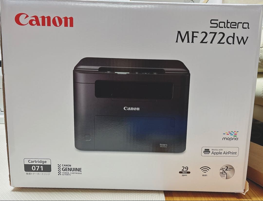 【動作確認のみ】Canon（キヤノン） Ａ４モノクロレーザー複合機MF272dw