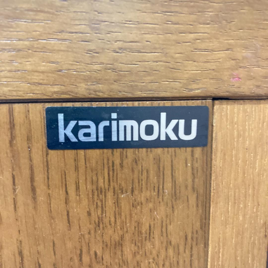 【カリモク】キッチンボード　キッチンカウンター　食器棚　レンジボード