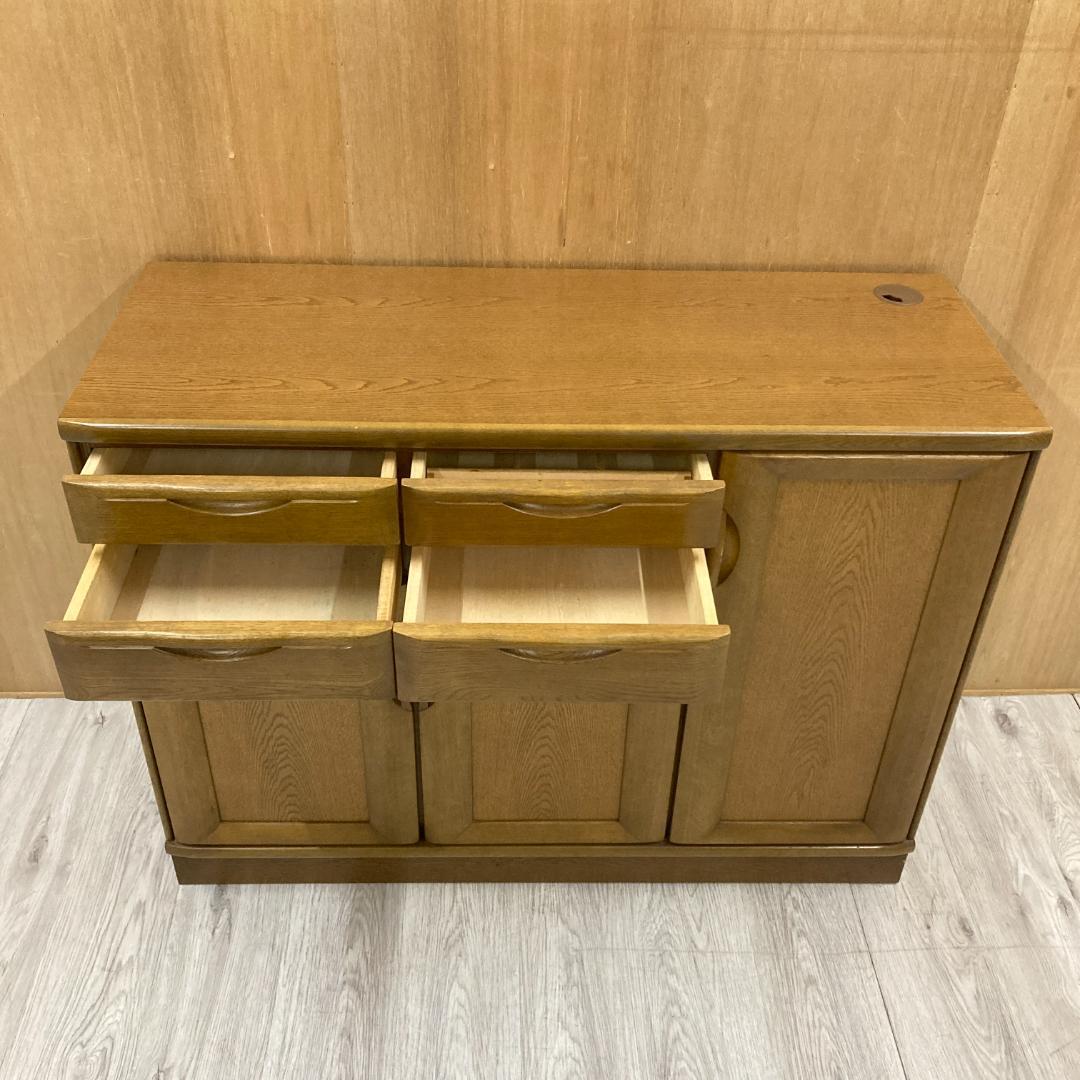 【カリモク】キッチンボード　キッチンカウンター　食器棚　レンジボード