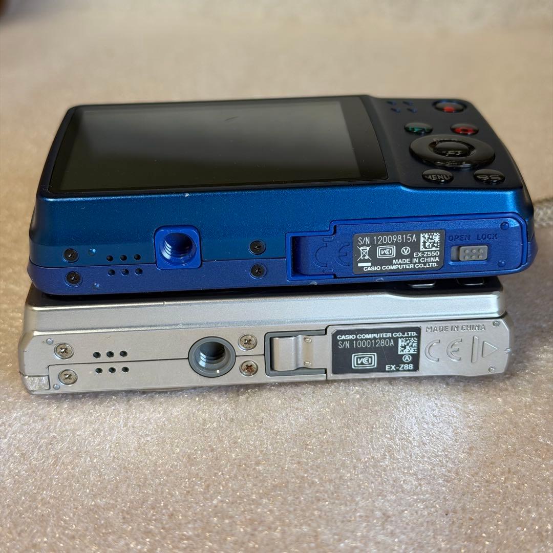 CASIO EXILIM 14.1MP コンパクトデジタルカメラ 2台セット