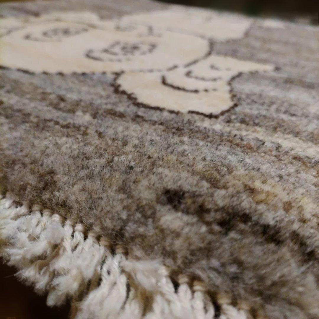 ギャッベ イラン シラーズ 座布団ギャッベ 手織り 大きめ ゾウ チェアマット