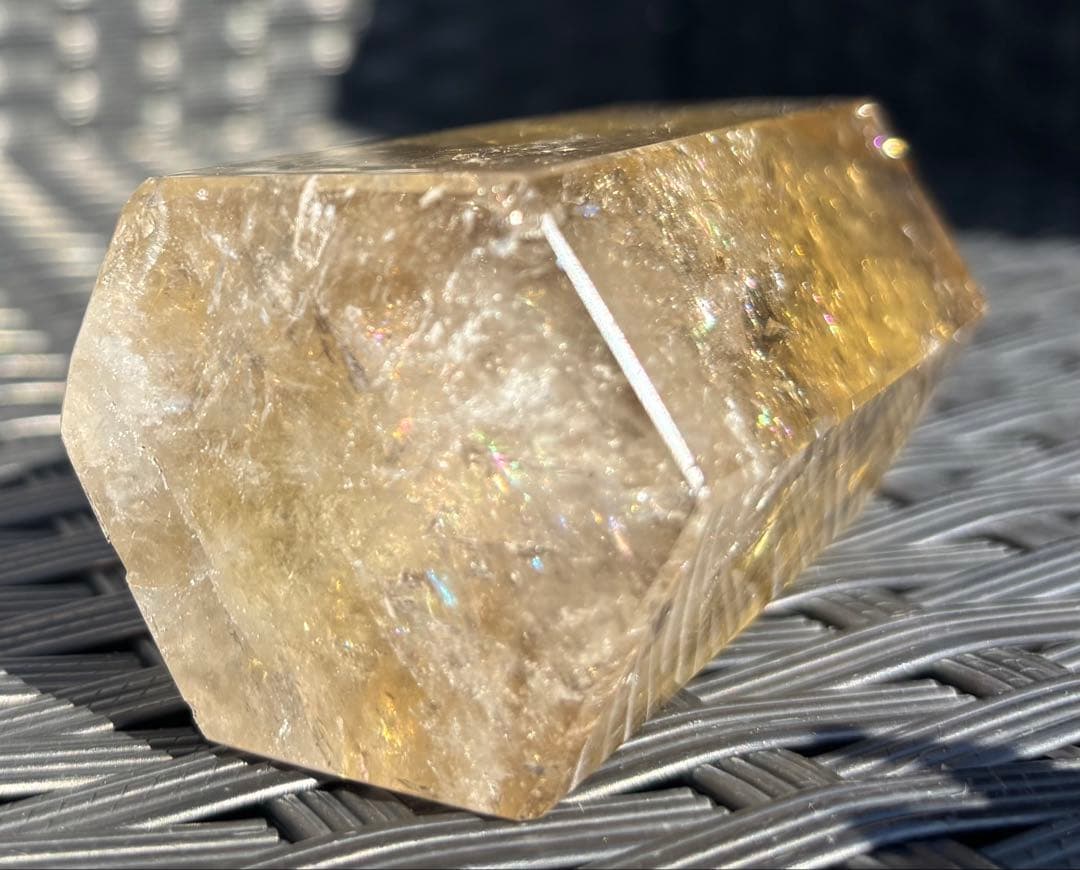 【天然石】爆虹　シトリン　タワー②