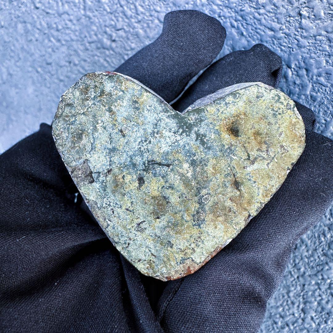 希少2回結晶❗️アメジストハート型❤︎クラスターパワーストーン原石水晶A1309