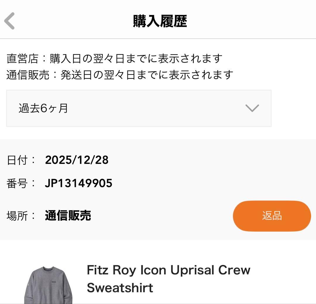 パタゴニア patagonia フィッツロイアイコンアップライザル スエット S