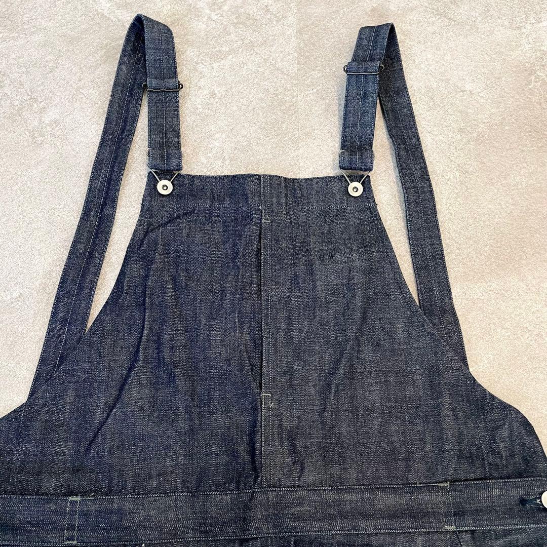 美品★ナイスネス　RALPH 23ss オーバーオールエプロン　デニム