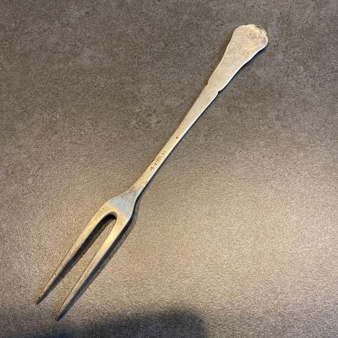 銀製　アンティークフォーク