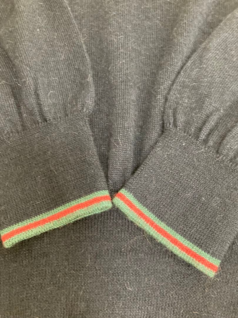 ☆美品☆ GUCCI シェリーライン　タートル　キャメル、カシミア混セーター