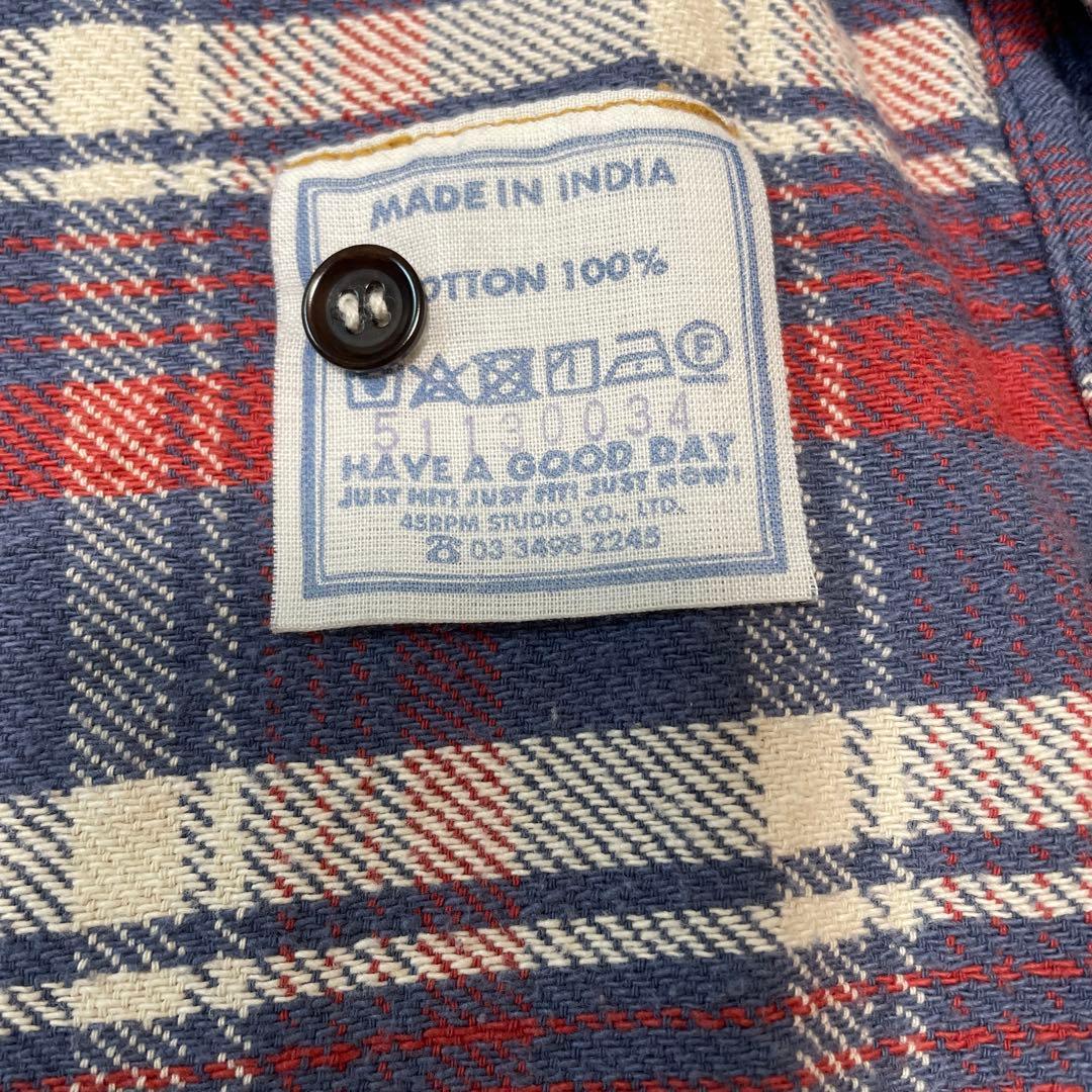 45R 日焼けネルのフリルカシュクール　サイズ02（M）