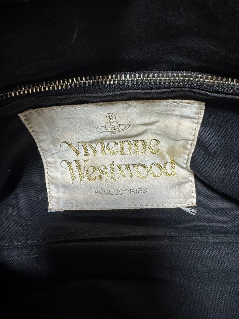 ヴィヴィアンウエストウッド 2way レザー ビッグオーブショルダーバッグ