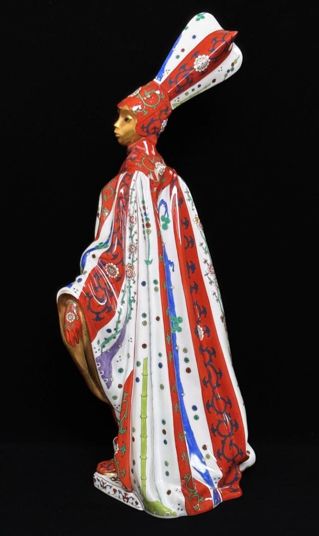 ヘレンド 世界限定品 カーニバル 西安の赤 ゲデレ 人形 マスターぺインター作品