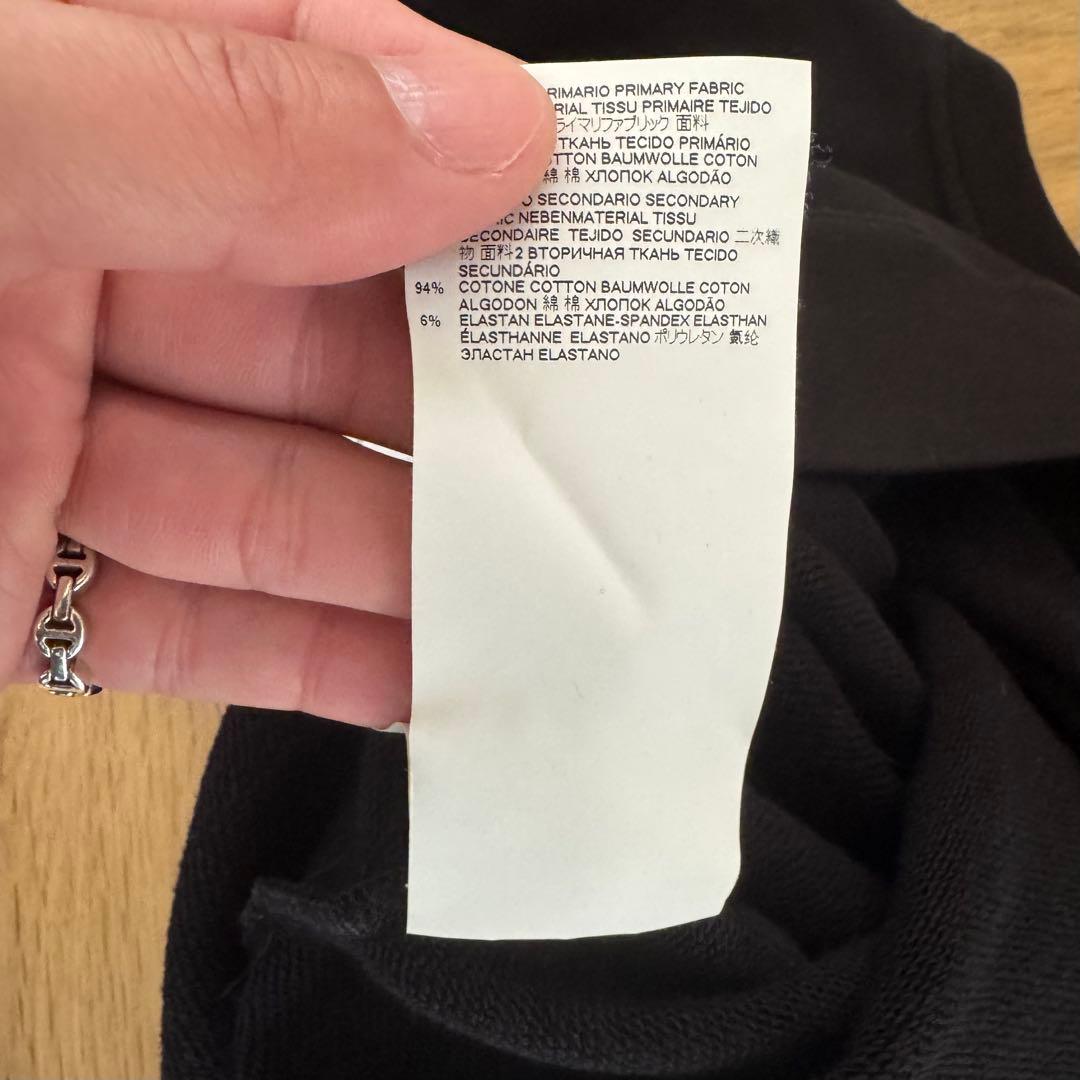 Maison Margielaマルジェラ 無地スウェット 黒 サイズ52