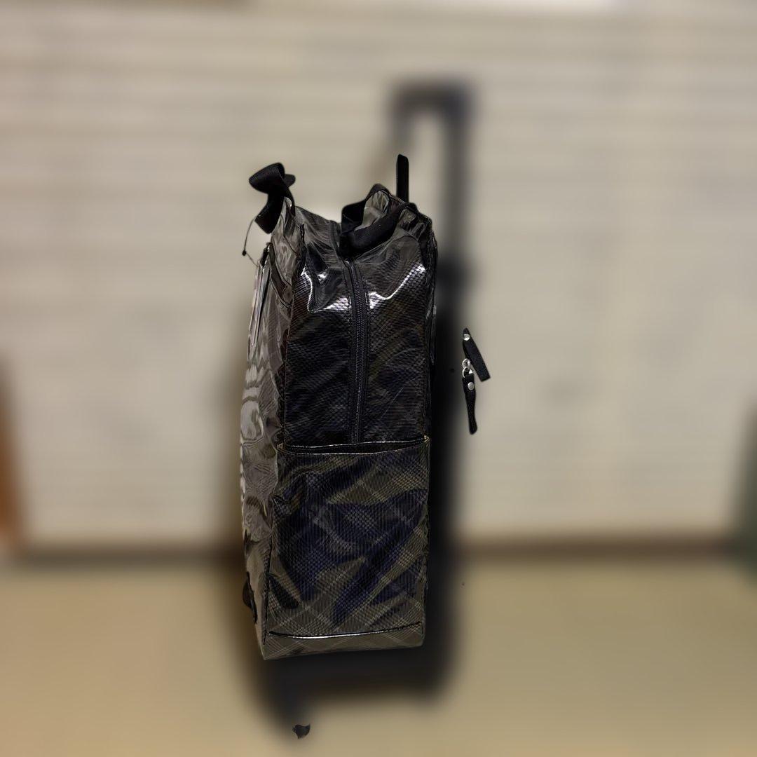 SWANY チェック柄キャリーカート シルバー✖️ブラック