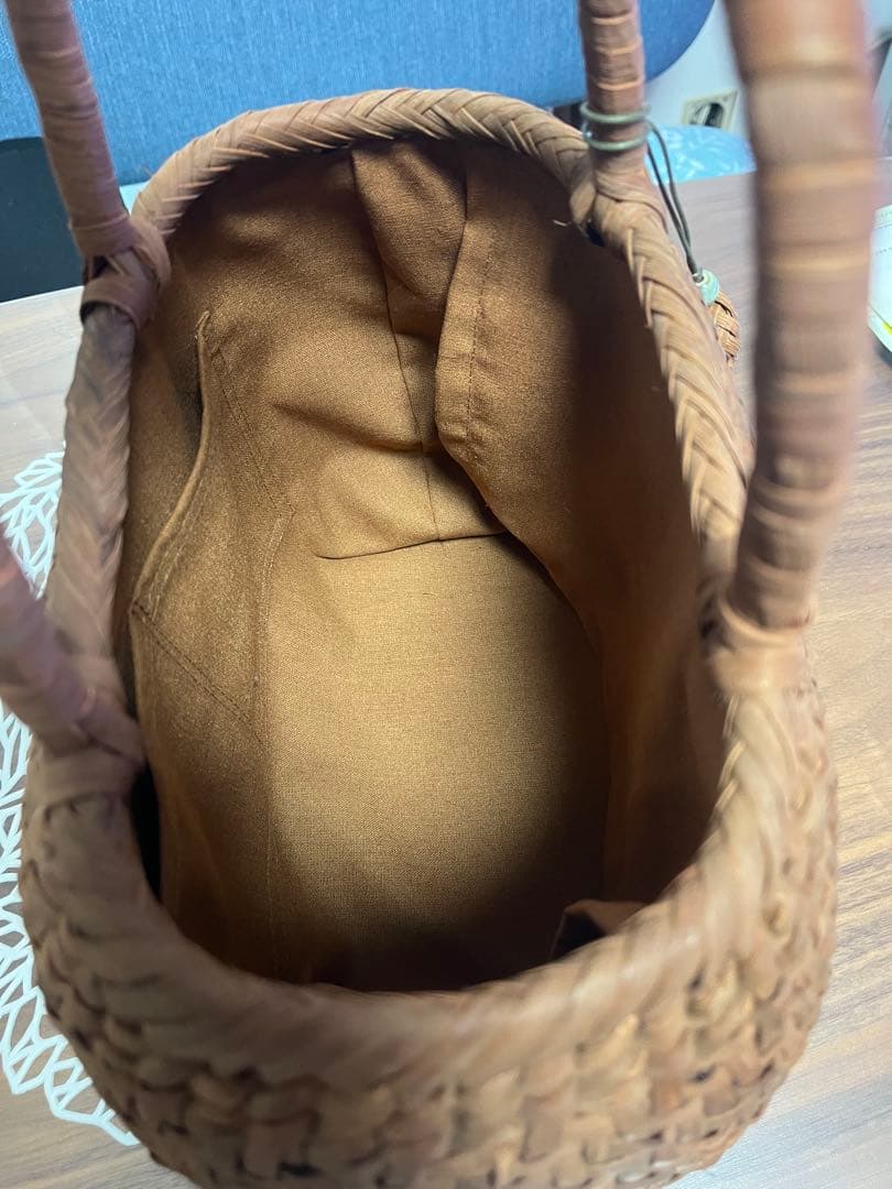 国産 山葡萄 山ぶどう かごバッグ