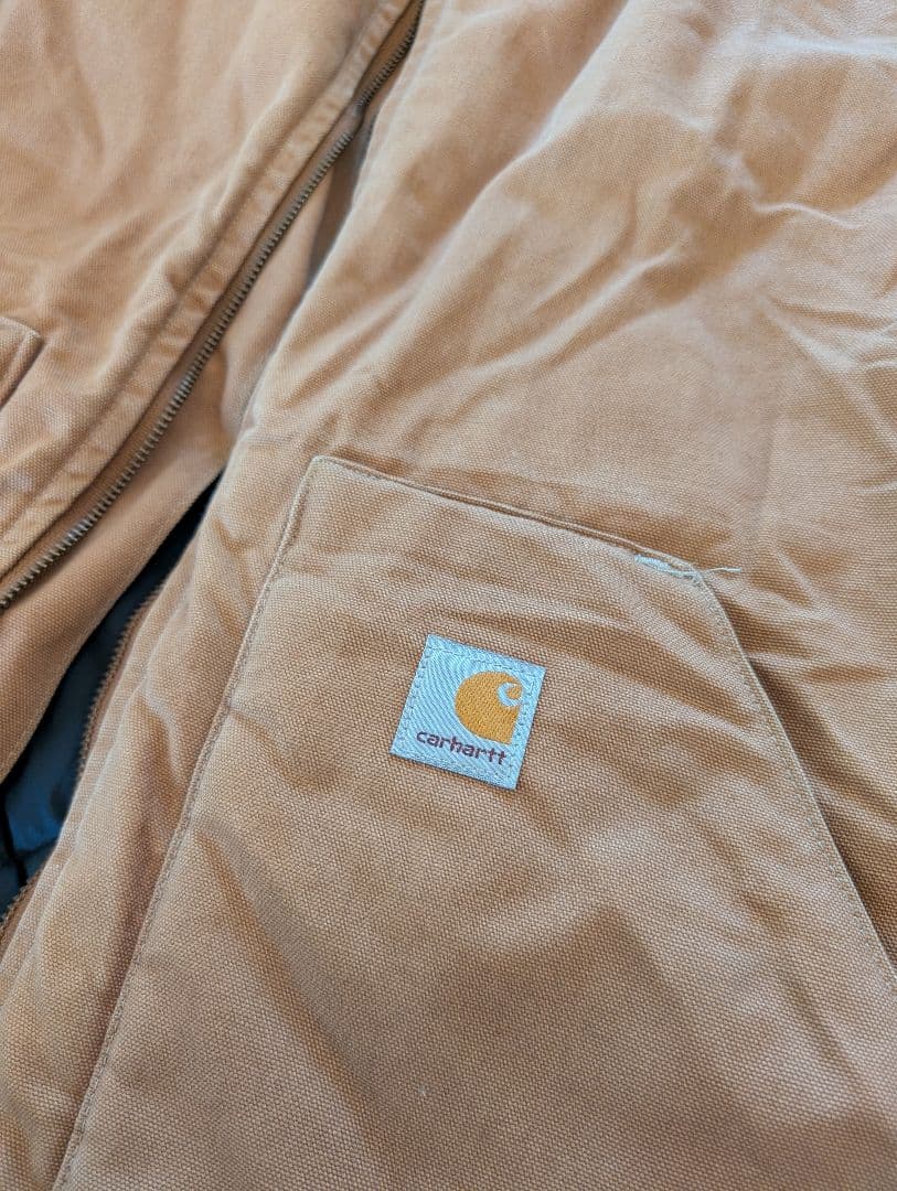 カーハート　ダック　ベスト　USA製　ビッグサイズ２XL　ビンテージ　古着