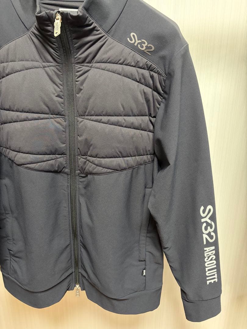 SY32 by SWEET YEARS ゴルフ中綿ジャケット ブラック M