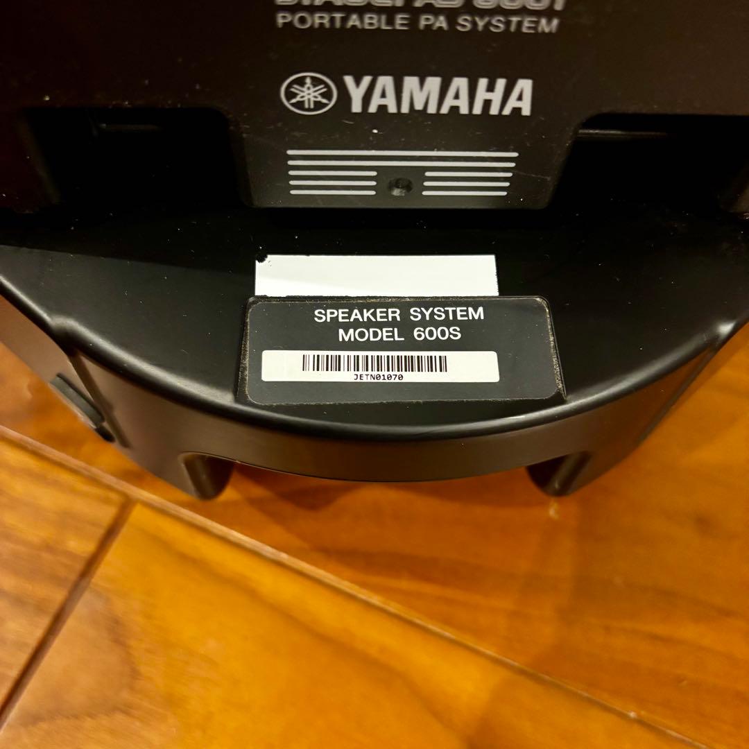 YAMAHA スピーカー　STAGEPAS　600i 600S　PAシステム