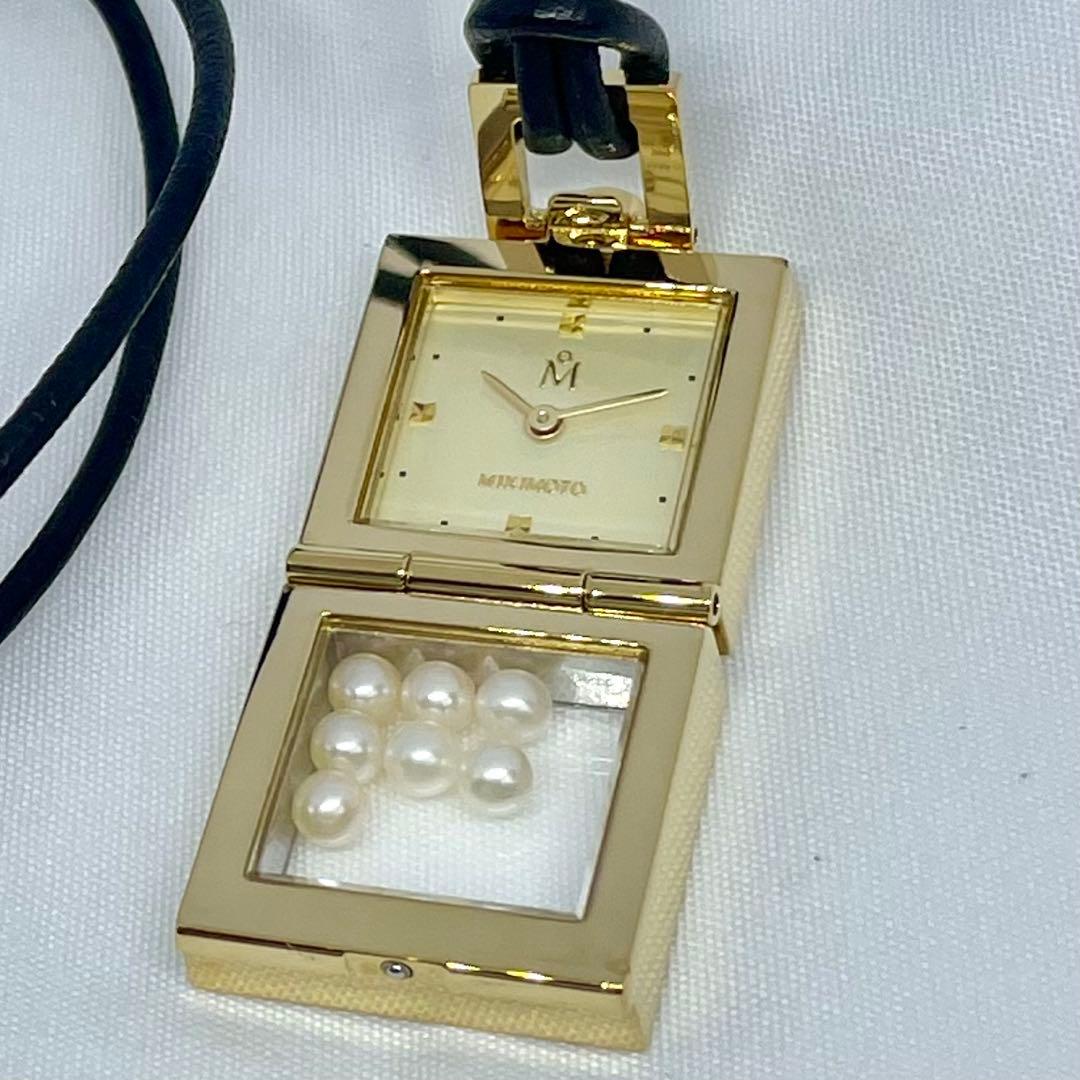41 MIKIMOTO ミキモト ペンダント 7pパール ゴールド 美品 稼働