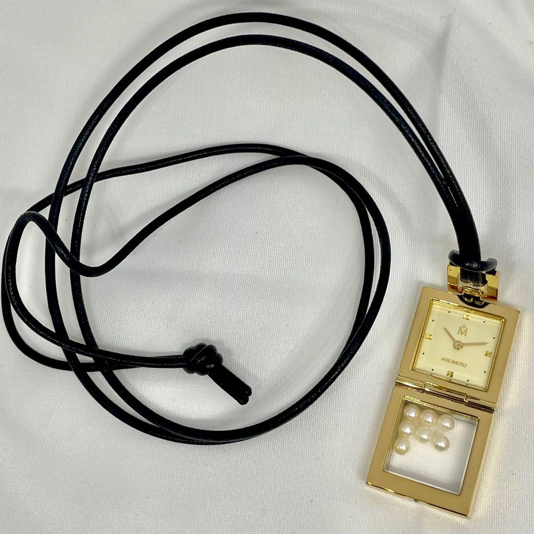 41 MIKIMOTO ミキモト ペンダント 7pパール ゴールド 美品 稼働