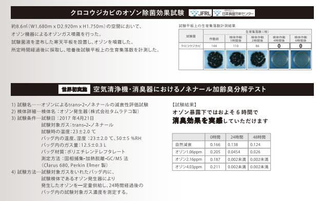 医療機器メーカー開発 オゾン除菌・消臭器
