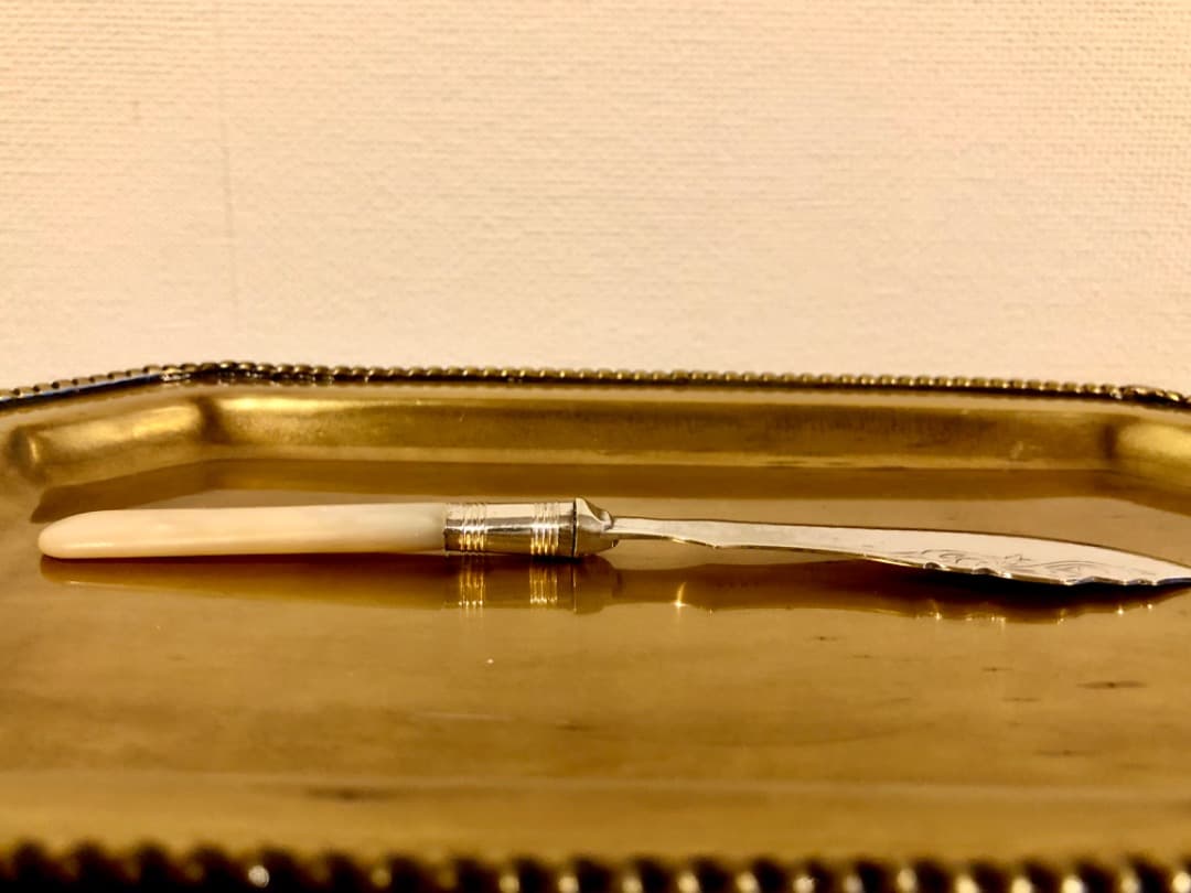 M11 ヴィンテージ フォーク ナイフ チーズサーバー スターリングシルバー