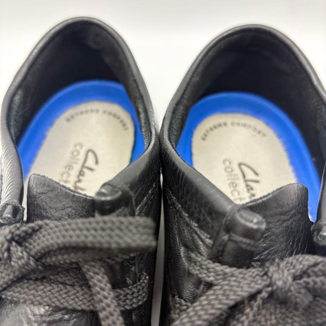 【Clarks】シェイカーⅡラン ワラビー モカシン 26.5cm 黒 軽量