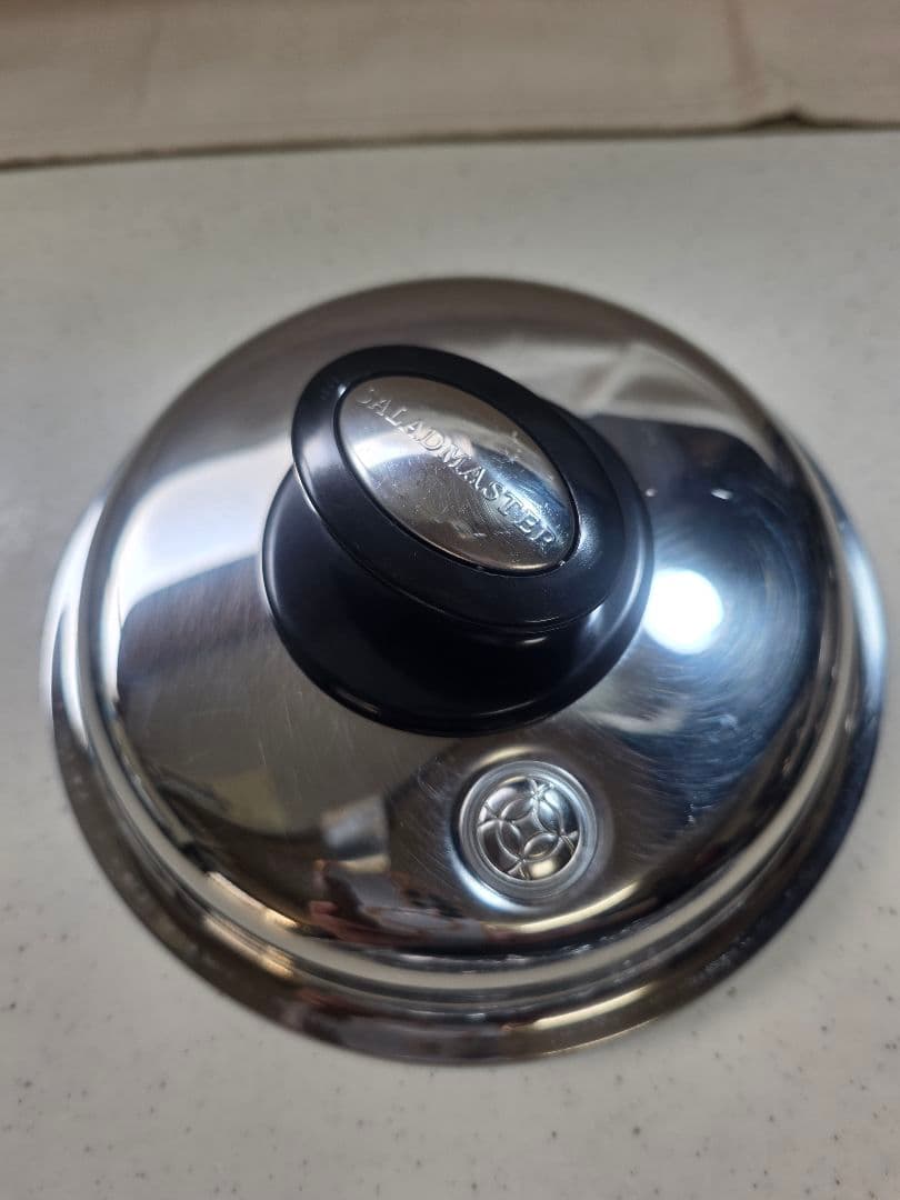 ◇leeds◇SALADMASTER （１コート）ステンレス深型鍋■中古■