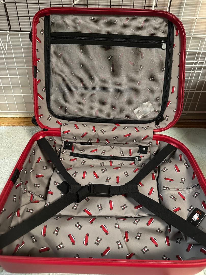 MINI チリレッド ハードシェルキャリーカート