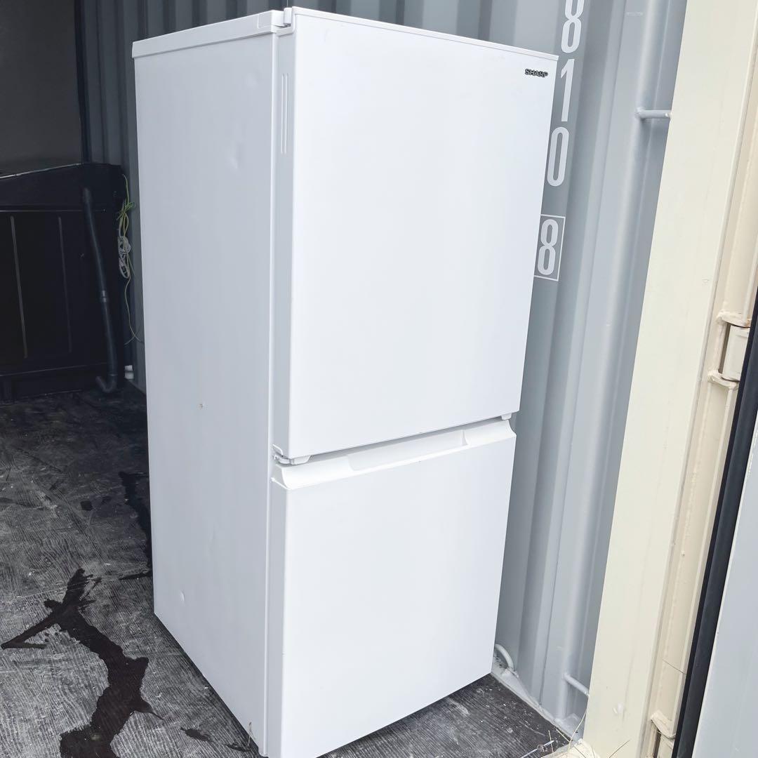 19取付無料！高性能SHARPマットホワイトおしゃれインテリア冷蔵庫！洗濯機