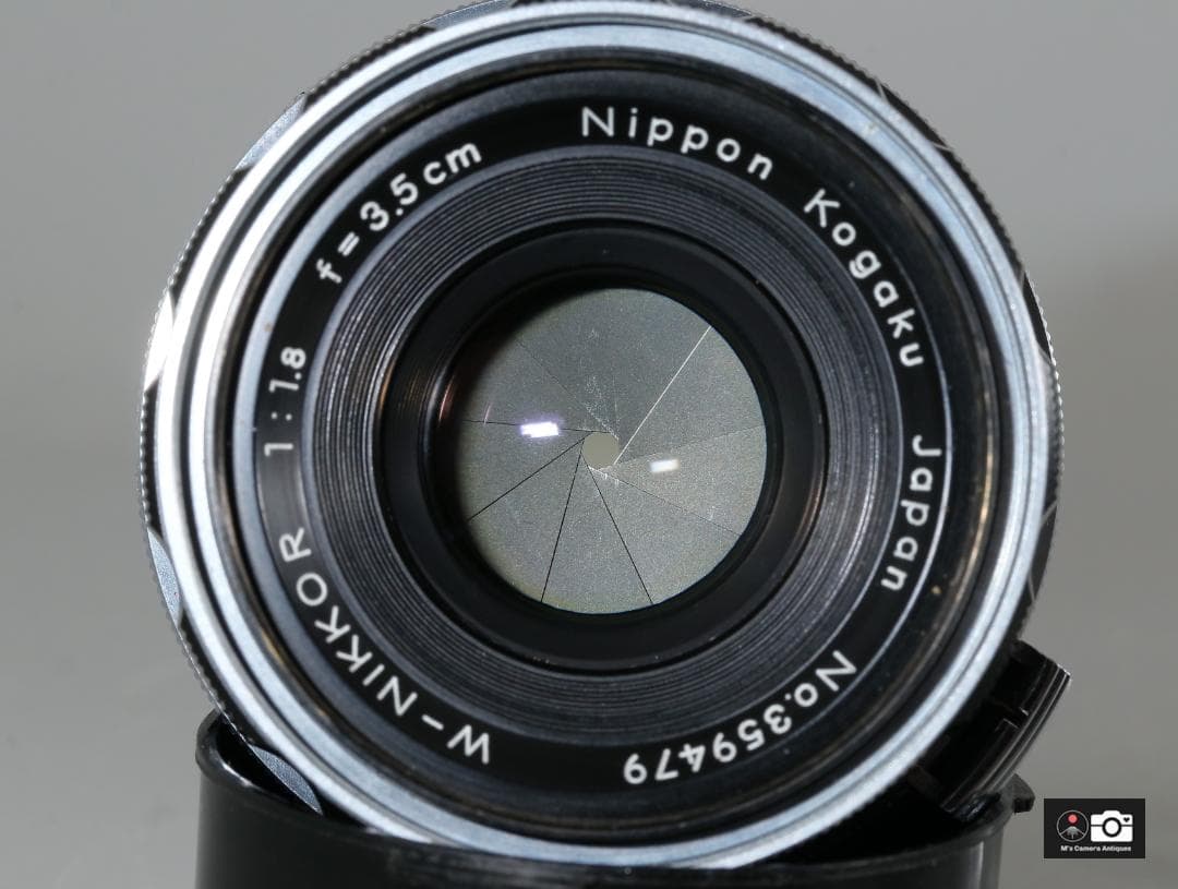 希少美品 W-Nikkor 3.5ｃm F/1.8 Nikon Sマウントレンズ
