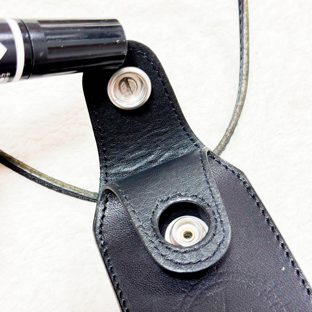 美品 ブラックミーンズ レザー お守りケース ネックレス アクセサリー 希少