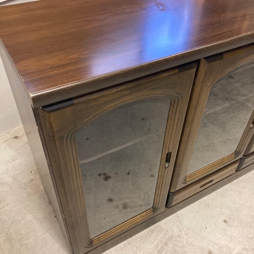 ミ*キ様 木製キッチンボード　食器戸棚　キャビネット