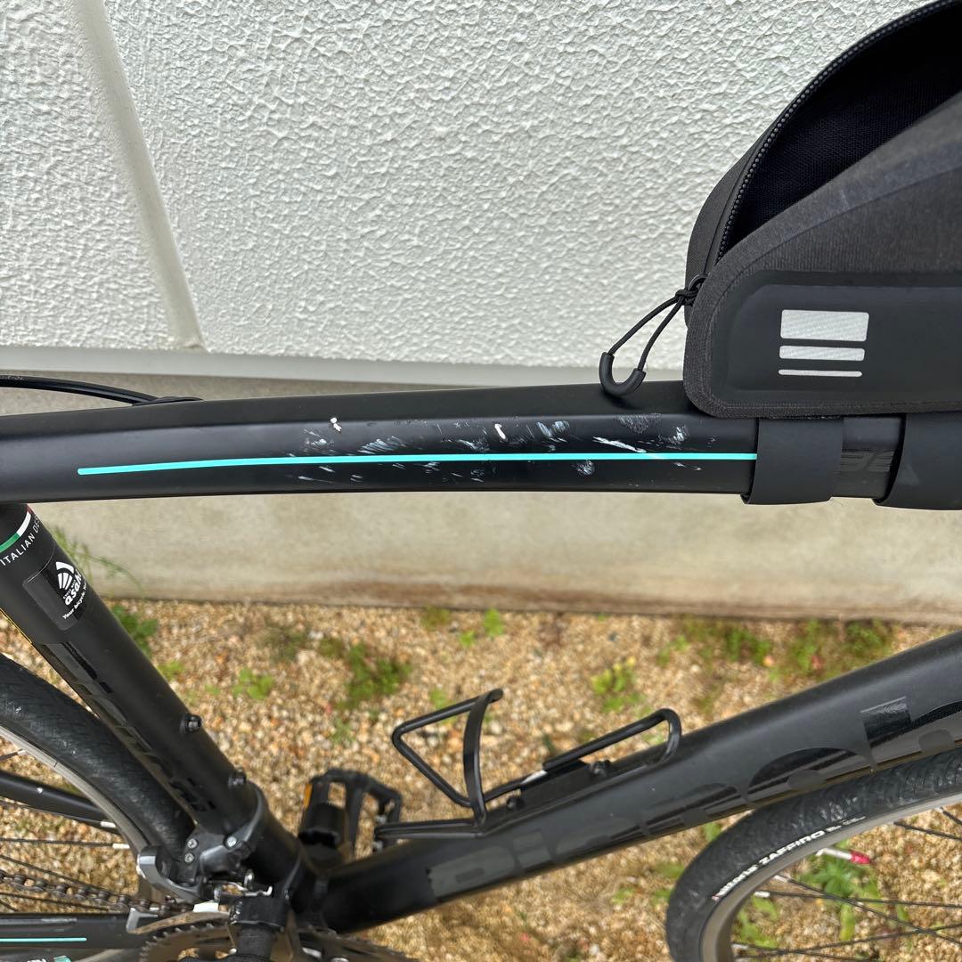 うえしゃま 手渡し限定bianchi ビアンキ　黒 ロードバイク