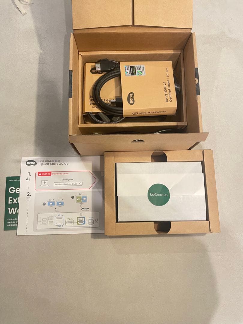 BenQ beCreatus DP1310 ハイブリッドドッキングステーション