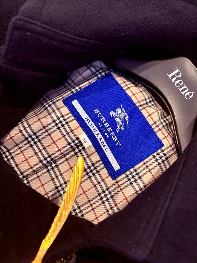 バーバリーコート(上部ジャケット)　なっ黒色　金属ボタン　オシャレ