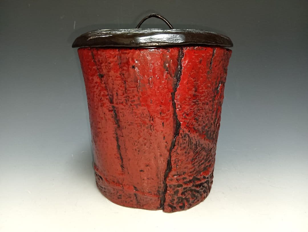 ホ*ー様 茶道具/大蔵達雄「根来水指」/共箱