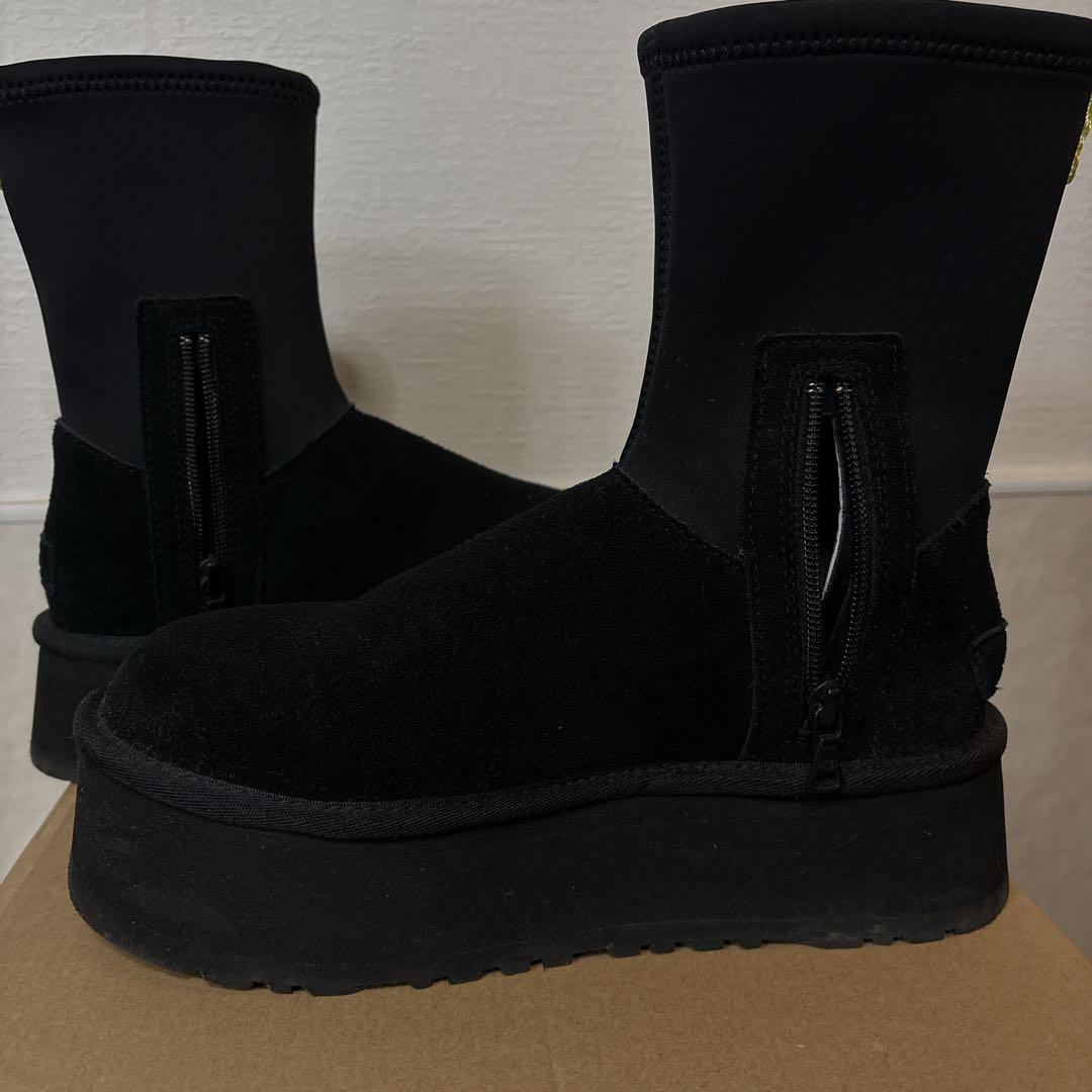 UGG ブラック ブーツ　CLASSIC DIPPER ムートン　ロング