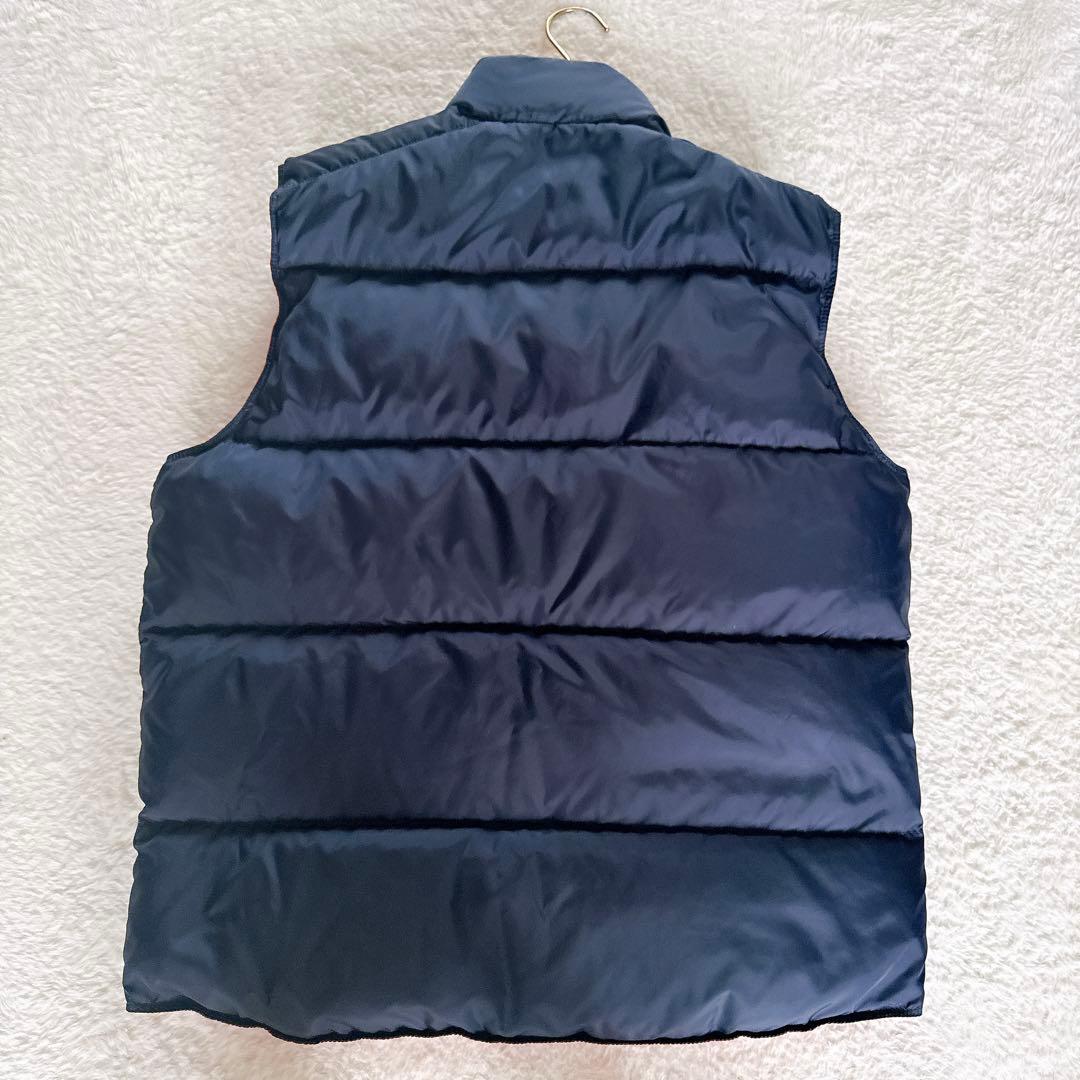 【ポロラルフローレン】ダウンベスト リバーシブル Mサイズ ネイビー レッド