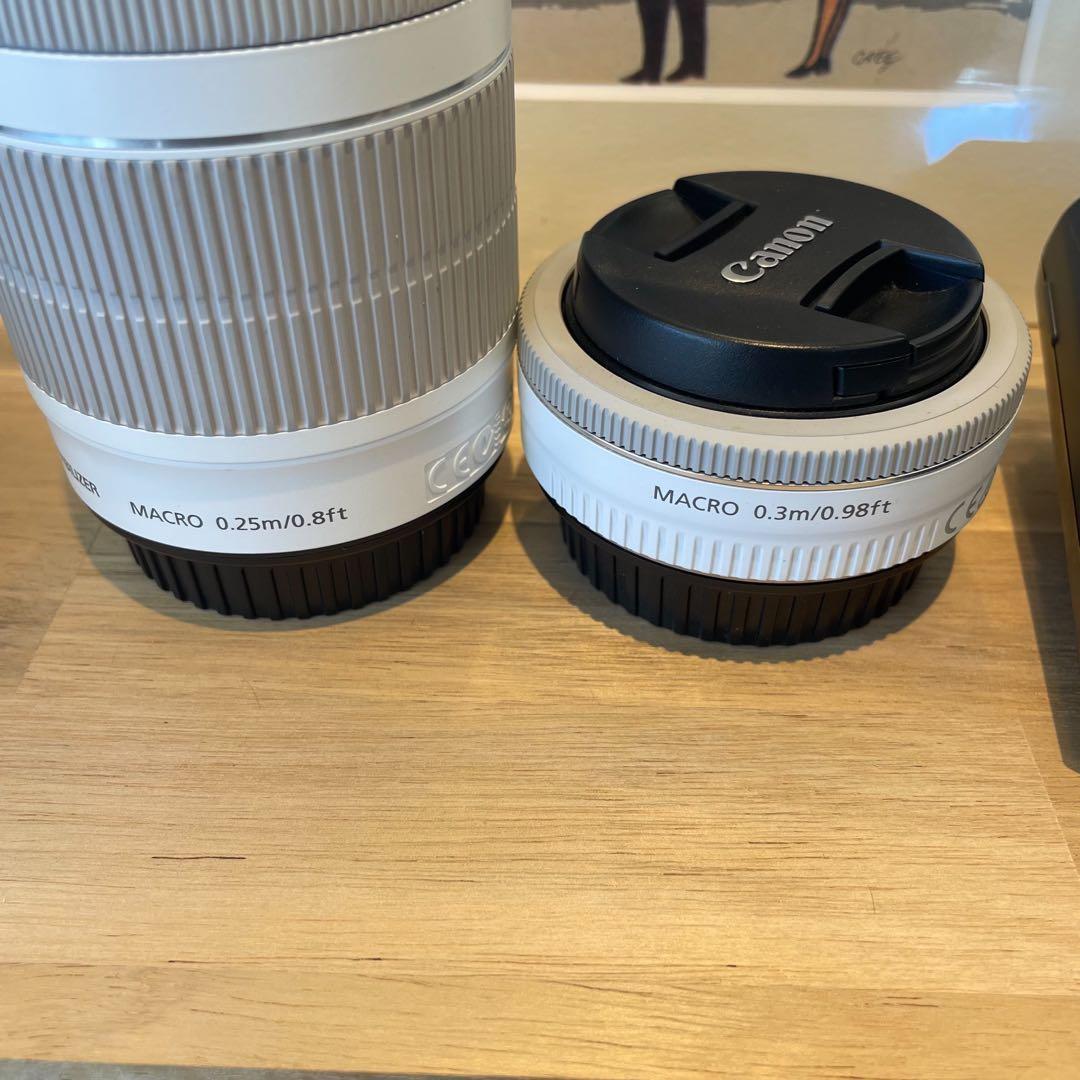 【美品】【中古】Canon EOS Kiss X7 ダブルレンズキット ホワイト