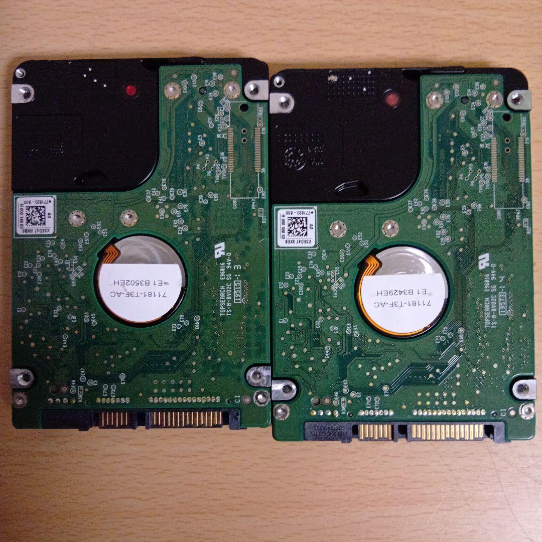 Western Digital製のHDD、WD AV-25 WD320GB2個