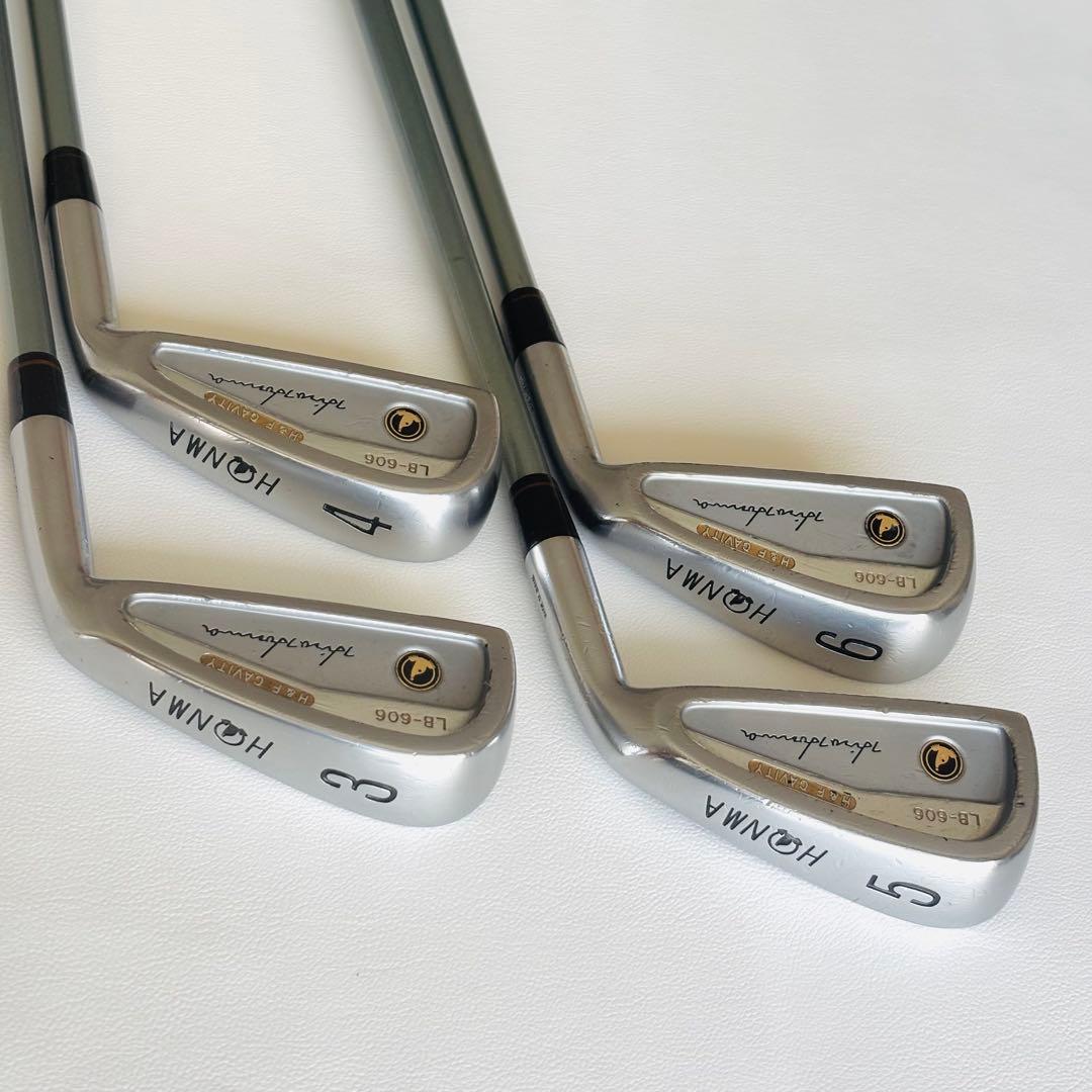 ホンマ LB606 H&FアイアンセットT-800 BORON M50ビンテージ